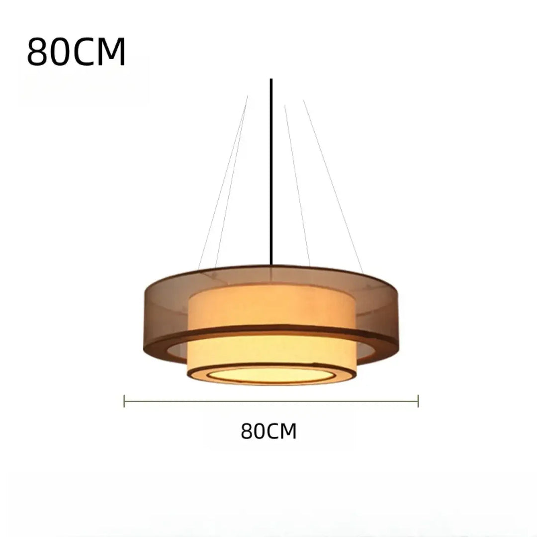 Suspension moderne ronde design cercle éclairant élégante
