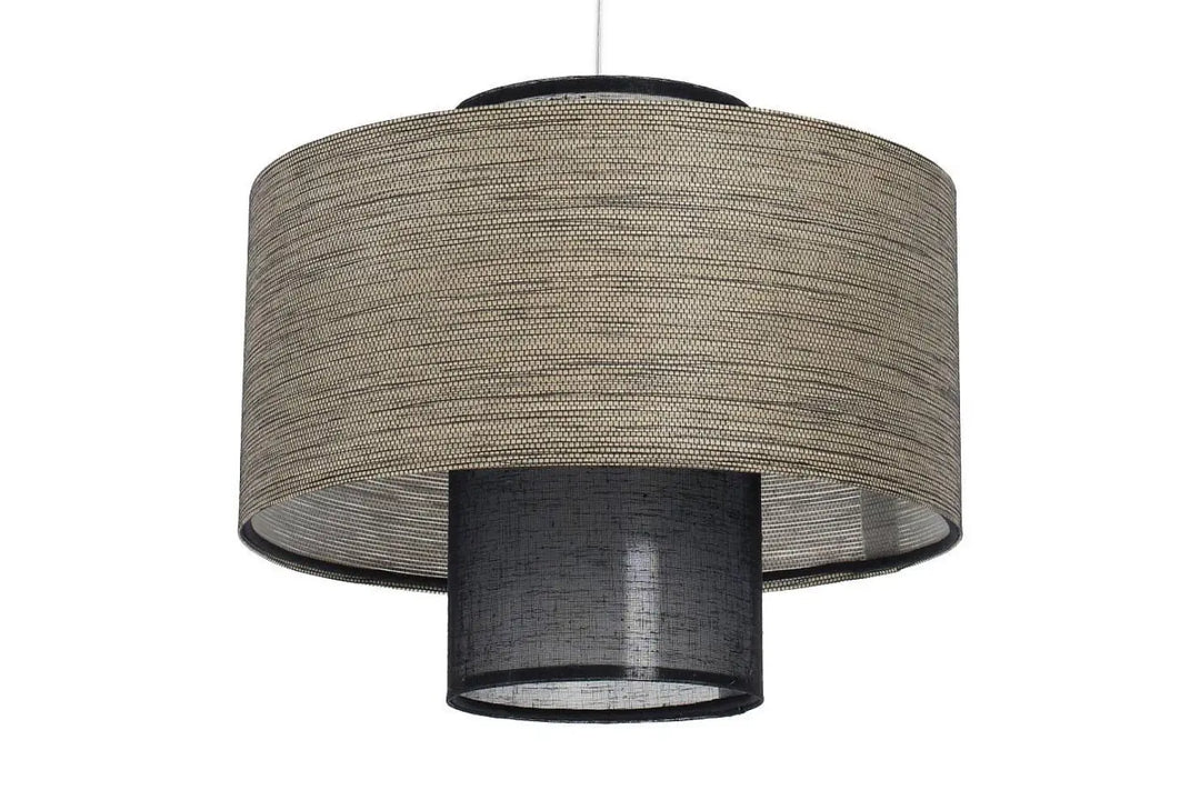 Pendant lamp Twin – Black/Beige