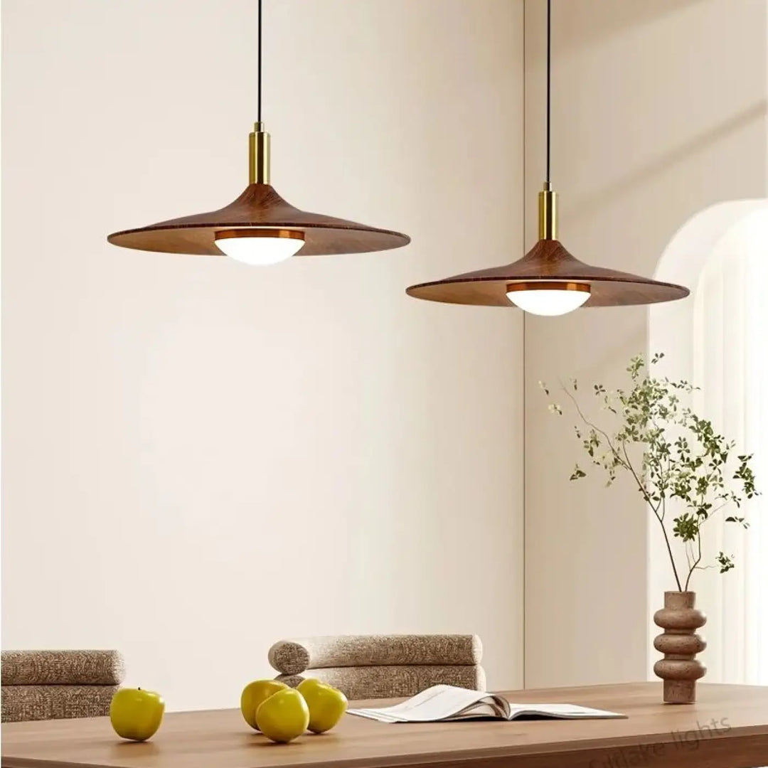 Suspension scandinave acrylique et métal style nordique