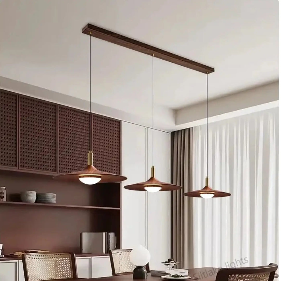 Suspension scandinave acrylique et métal style nordique