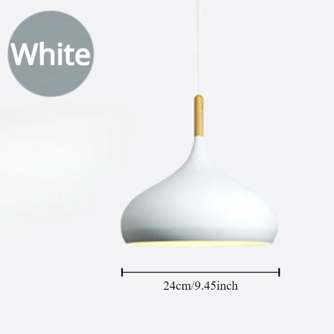 New Modern Pendant Lamps Macaroon Chandelier for Restaurant Bedroom Hanging Lights Aluminum Single Chandelier Office