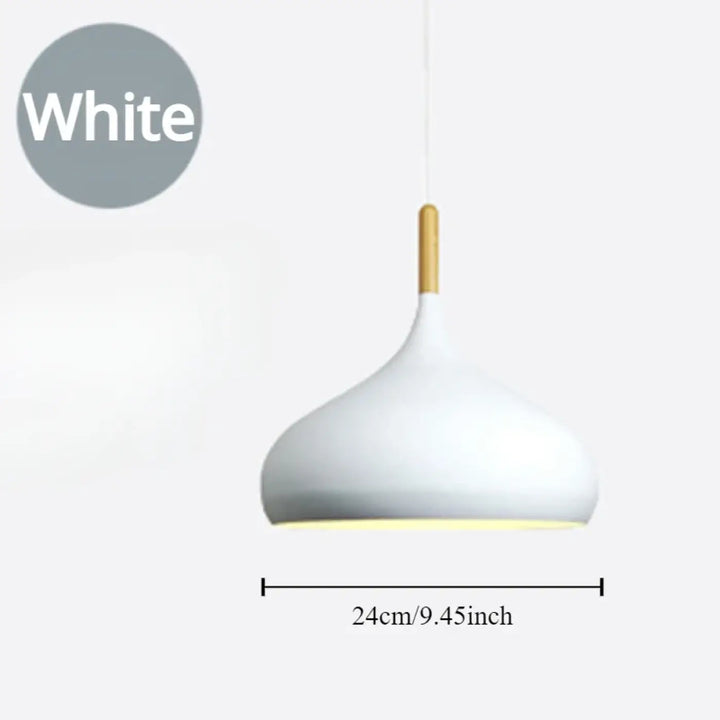 New Modern Pendant Lamps Macaroon Chandelier for Restaurant Bedroom Hanging Lights Aluminum Single Chandelier Office