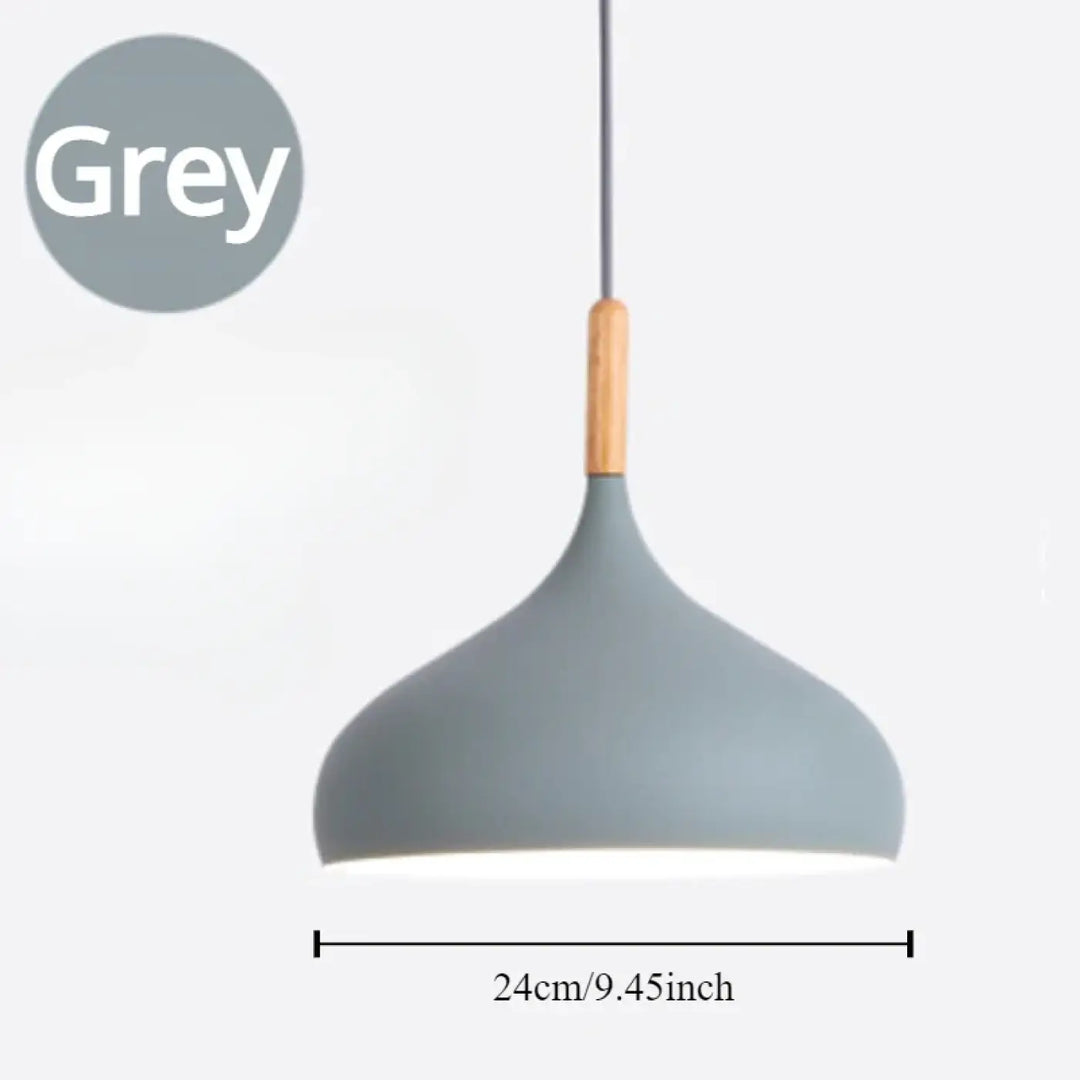 New Modern Pendant Lamps Macaroon Chandelier for Restaurant Bedroom Hanging Lights Aluminum Single Chandelier Office