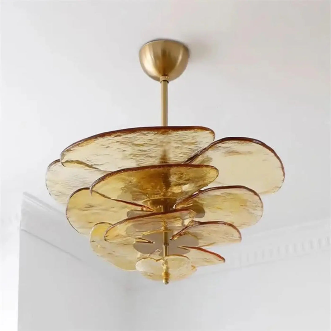 Suspension En Verre Coloré Style Élégant Pour Salle À Manger Chic