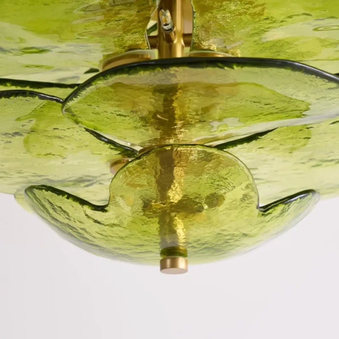 Suspension En Verre Coloré Style Élégant Pour Salle À Manger Chic