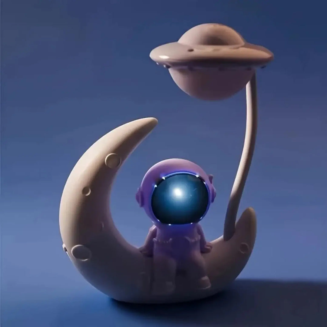 Veilleuse enfant astronaute lune pour chambre douce