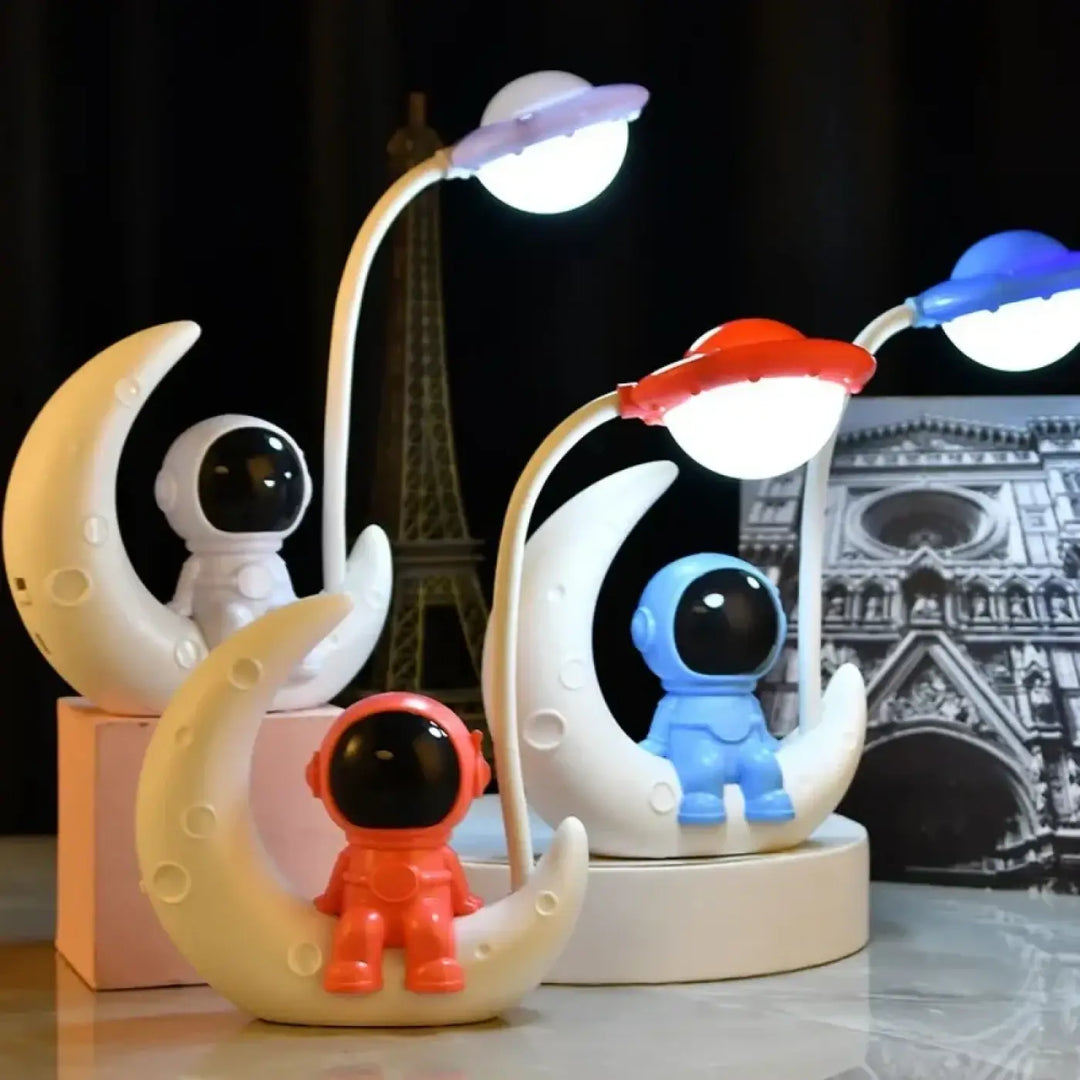 Veilleuse enfant astronaute lune pour chambre douce