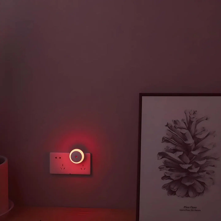 Red Plug-in Night Light | Adult and Children Night Lights