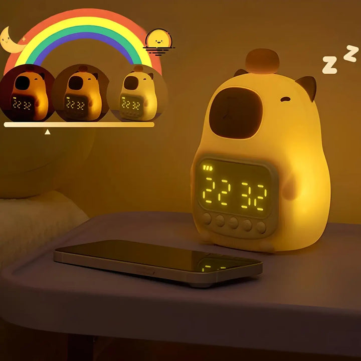 Capybara Alarm Clock | Children Night Lights