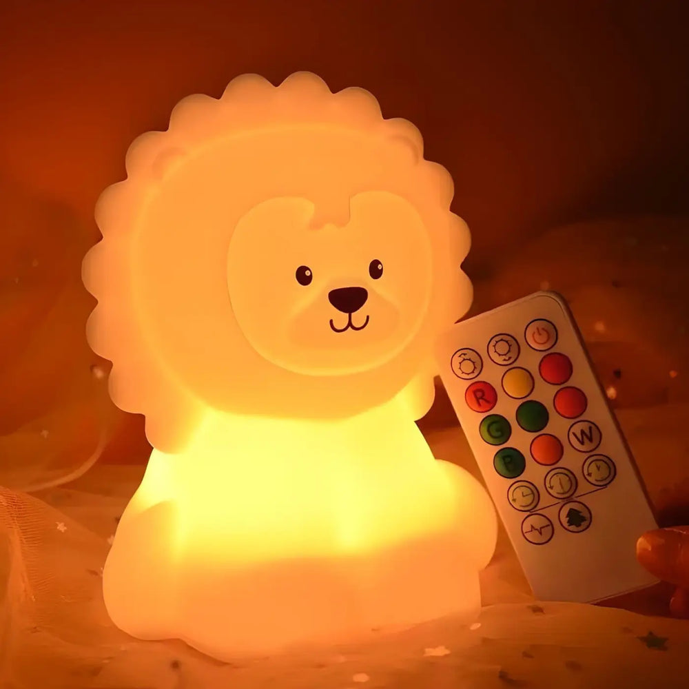 Silicone Lion Night Light | Children Night Lights