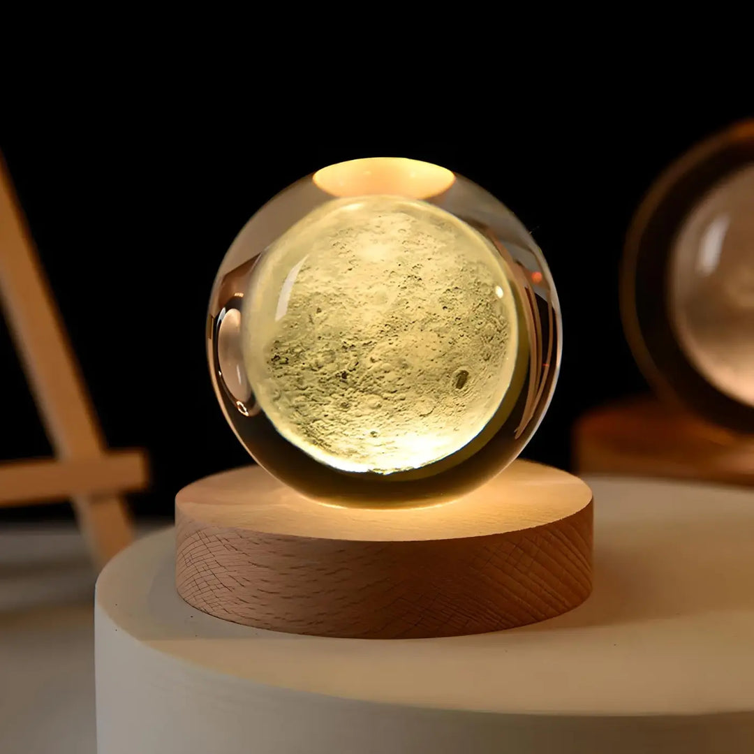 Moon Crystal Ball Night Light | Adult and Children Night Lights