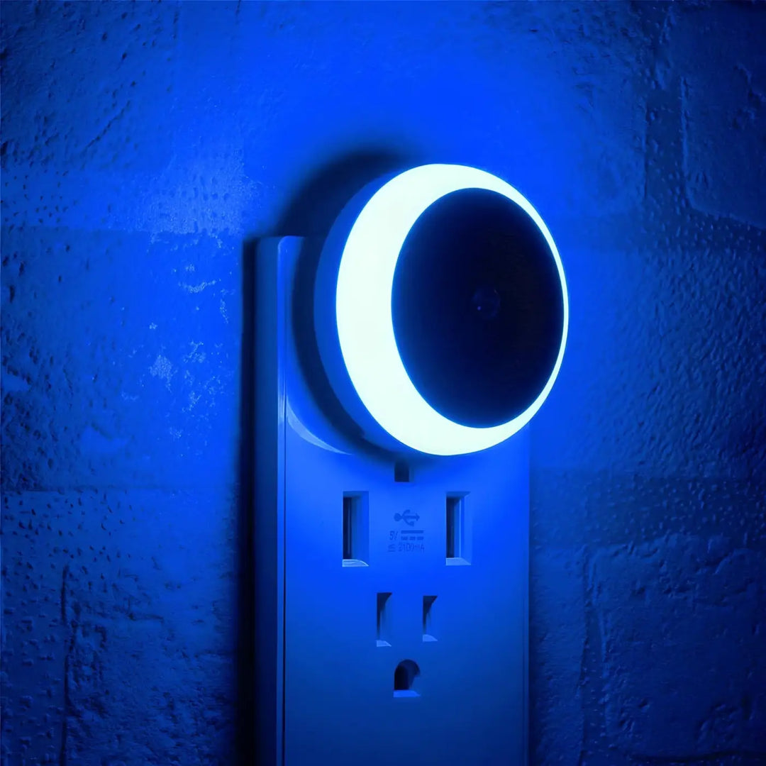 Blue Plug-in Night Light | Adult and Children Night Lights