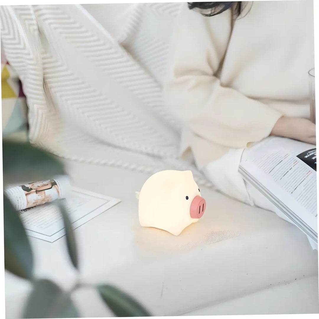 Piggy Night Light With Timer | Children Night Lights