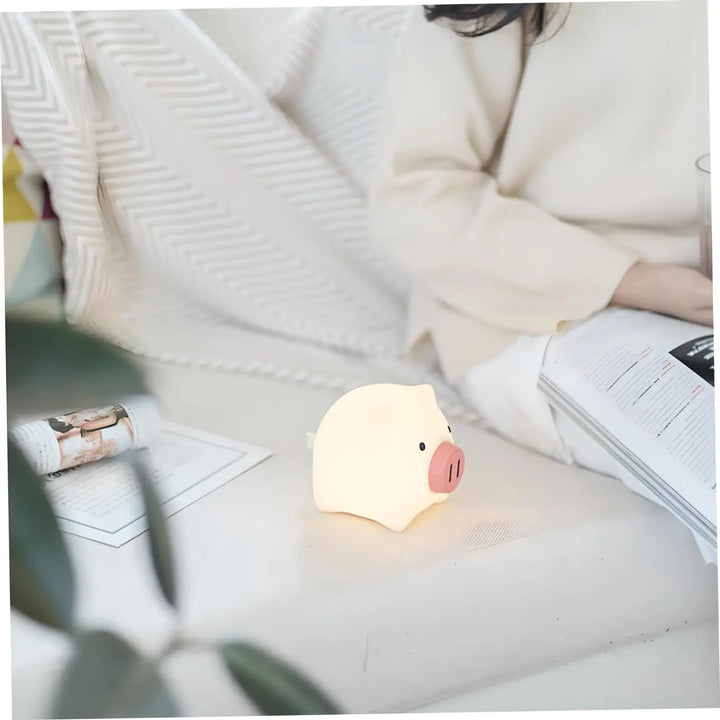 Piggy Night Light With Timer | Children Night Lights