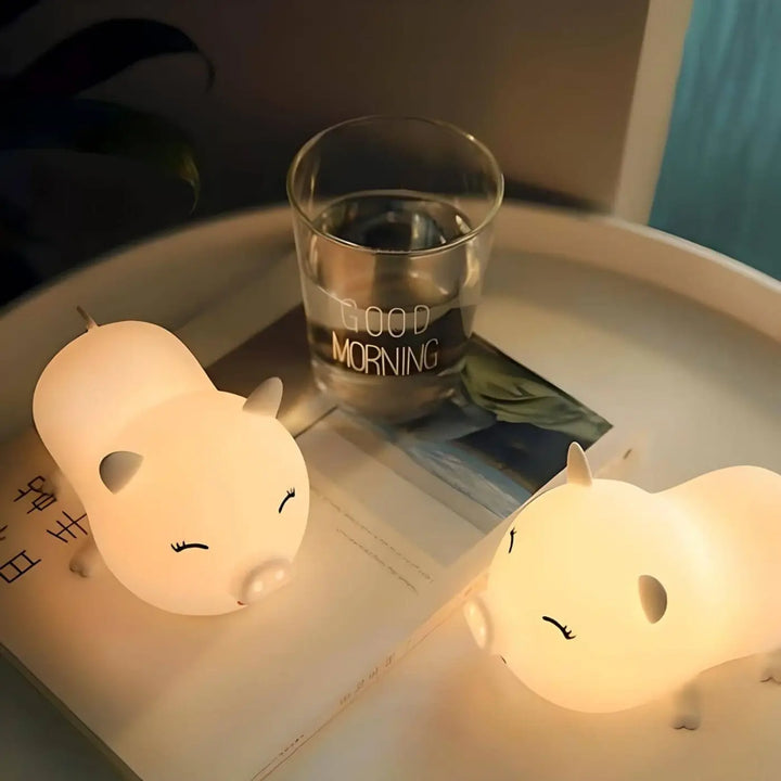 Squishy Piggy Night Light | Children Night Lights