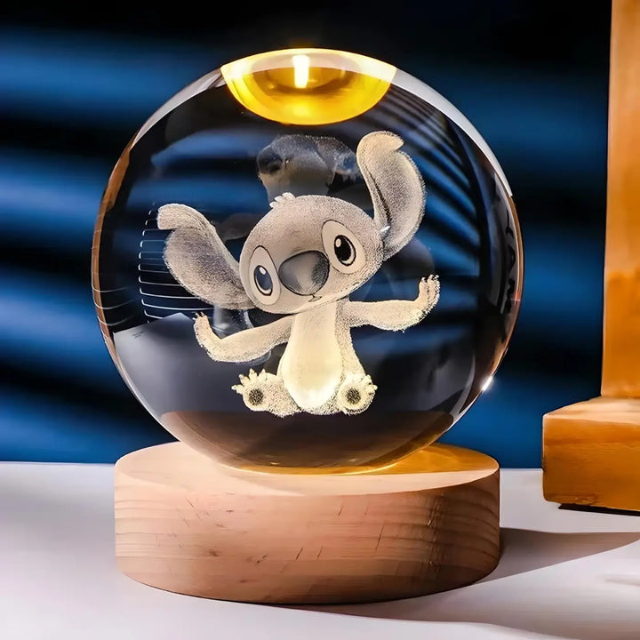 Stitch Crystal Ball Night Light | Adult and Children Night Lights