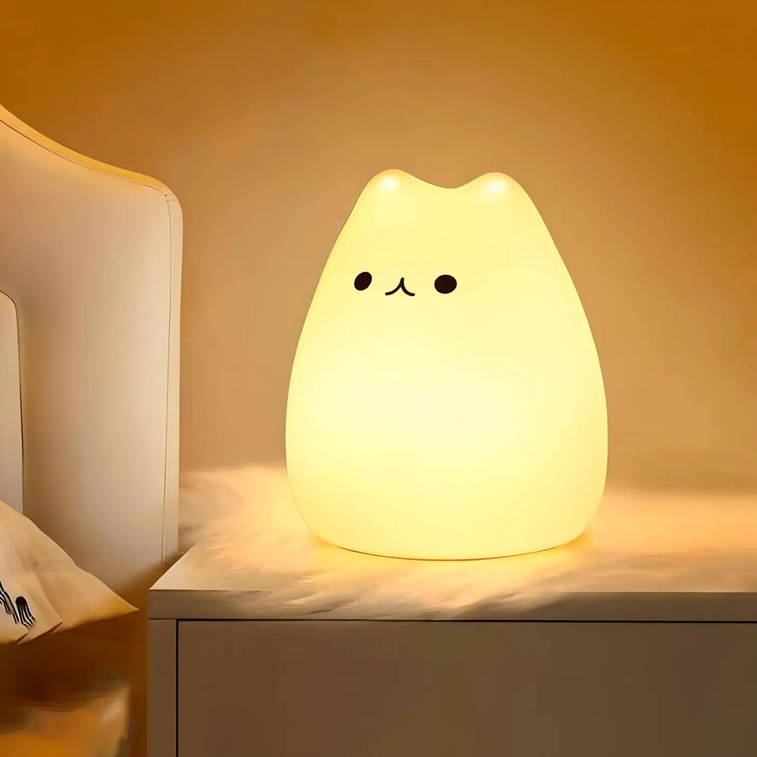 Squishy Cat Night Light | Children Night Lights