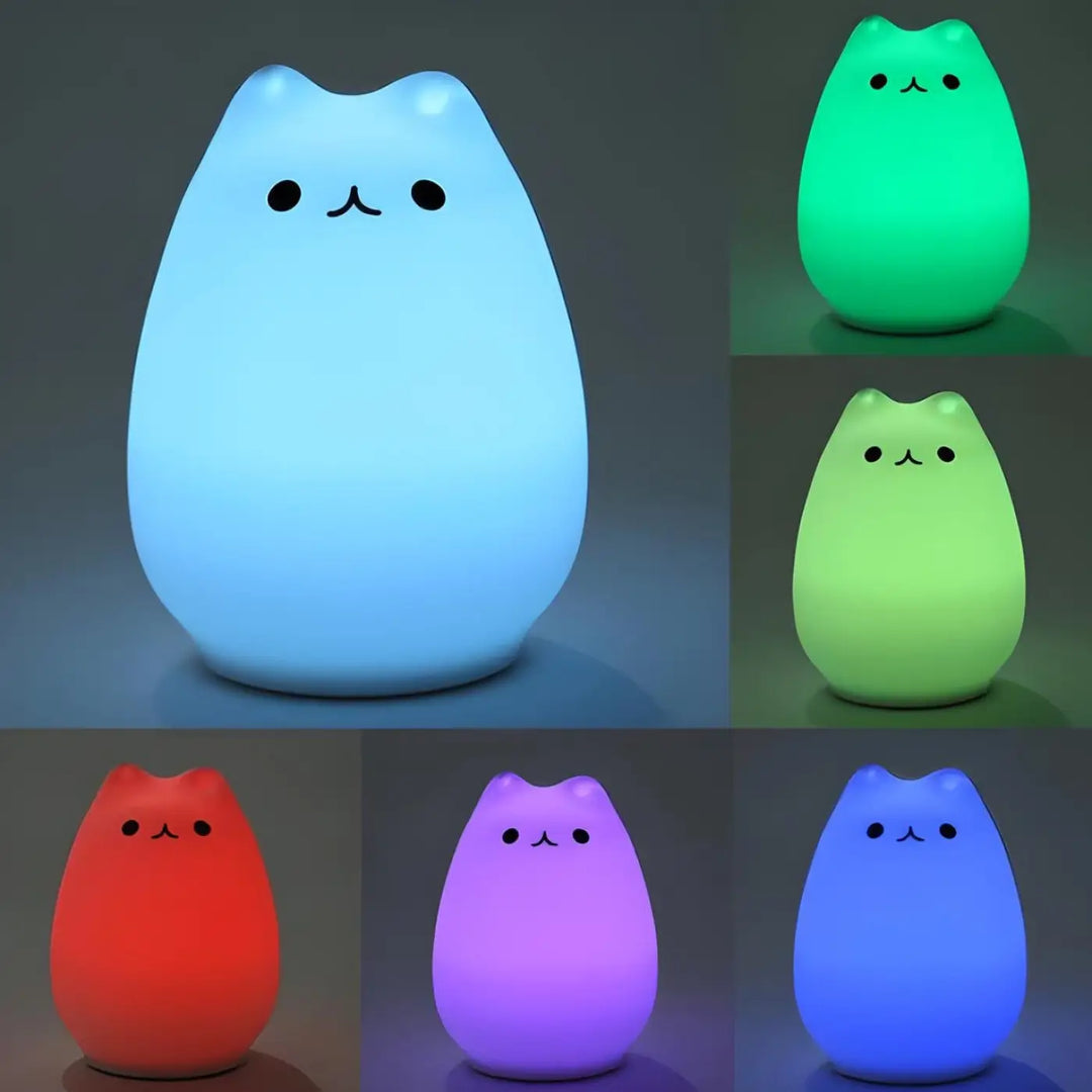 Squishy Cat Night Light | Children Night Lights