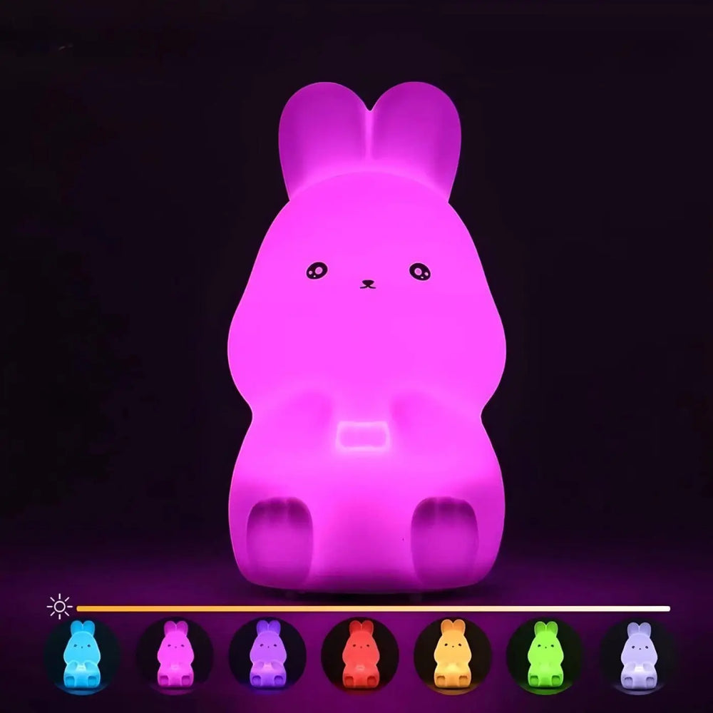 White Bunny Night Light | Children Night Lights