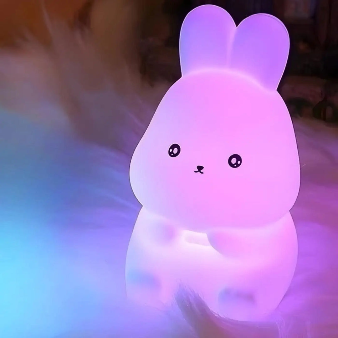 White Bunny Night Light | Children Night Lights