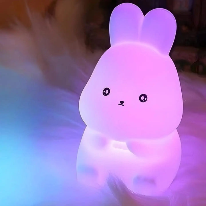 White Bunny Night Light | Children Night Lights